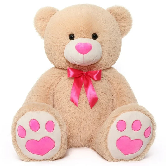 Giant Teddy Bear 35.4'' Giant Stuffed Animal Big Bear Plush Toy